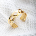 Classic Crystal Water Drop Open Bracelet