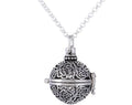 Rosette Music Bead Necklace Long Sweater Chain
