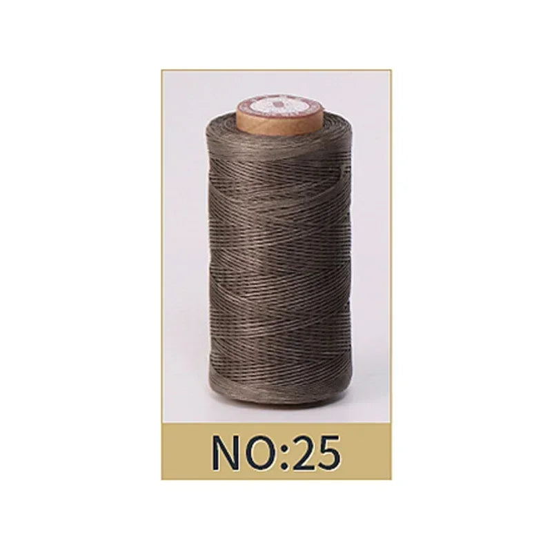 0.8mm Waxed Polyester Thread | 50M Leather Sewing Cord | Strong Wax Thread for Leatherwork, Jewelry Making & DIY Crafts