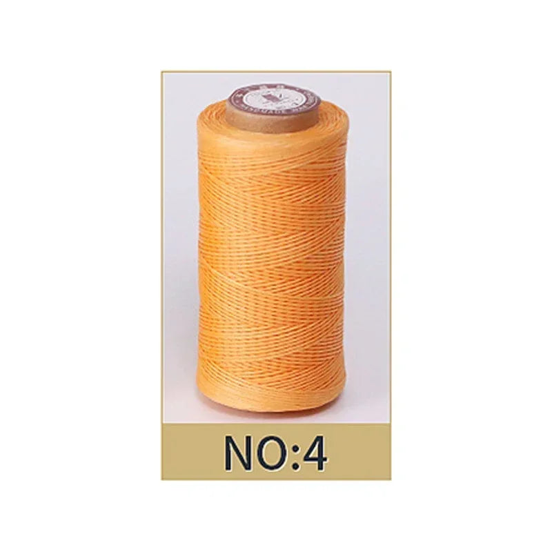 0.8mm Waxed Polyester Thread | 50M Leather Sewing Cord | Strong Wax Thread for Leatherwork, Jewelry Making & DIY Crafts