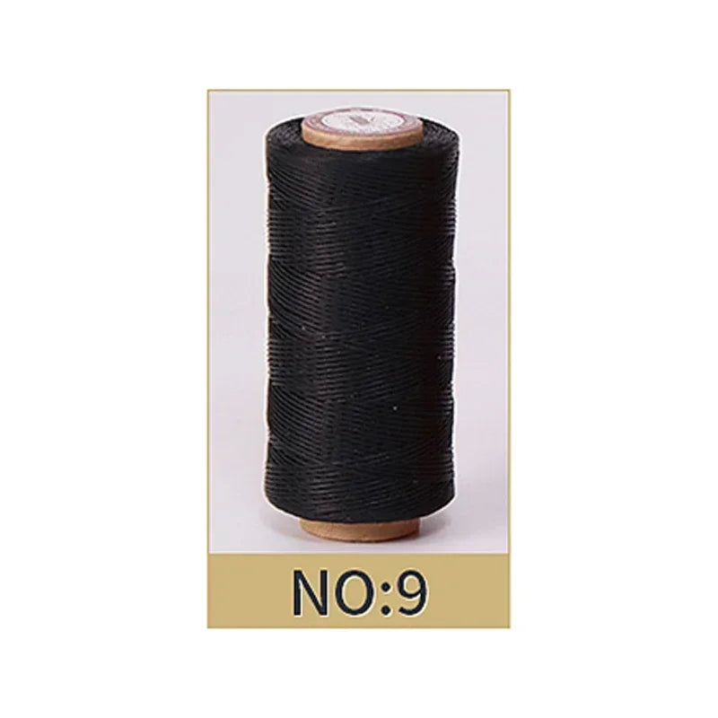 0.8mm Waxed Polyester Thread | 50M Leather Sewing Cord | Strong Wax Thread for Leatherwork, Jewelry Making & DIY Crafts