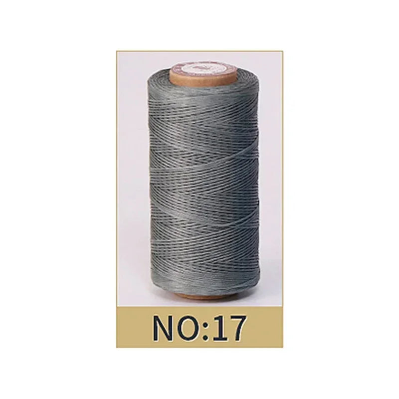 0.8mm Waxed Polyester Thread | 50M Leather Sewing Cord | Strong Wax Thread for Leatherwork, Jewelry Making & DIY Crafts