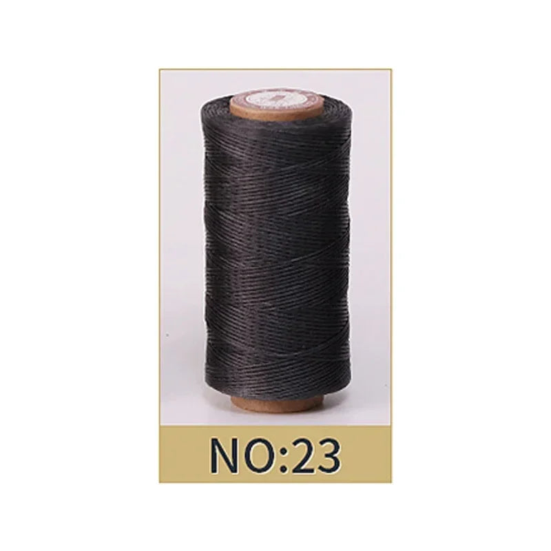 0.8mm Waxed Polyester Thread | 50M Leather Sewing Cord | Strong Wax Thread for Leatherwork, Jewelry Making & DIY Crafts