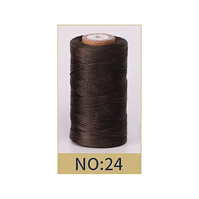 0.8mm Waxed Polyester Thread | 50M Leather Sewing Cord | Strong Wax Thread for Leatherwork, Jewelry Making & DIY Crafts