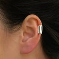 2Pcs Unique Fake Piercing Metal Ear Clips Irregular Round Cartilage Ear Clip for Women Fashion Jewellery Christmas Gift